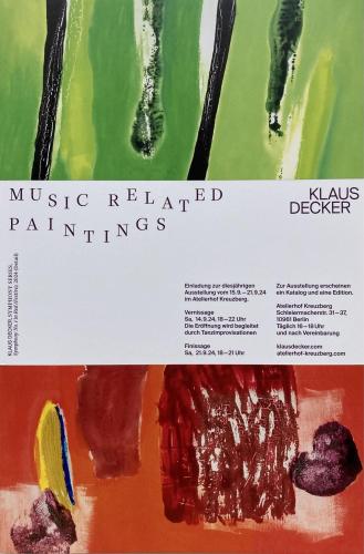 Klaus Decker, Music Related Paintings